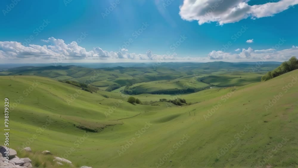 Beautiful view of landscape against blue sky Beautiful view of landscape against blue sky