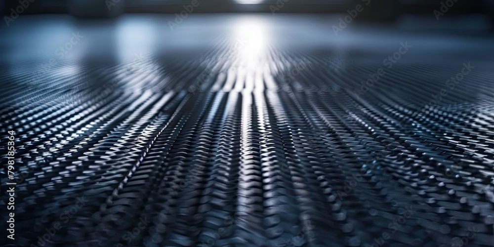 Carbon Elegance: Monochrome Photo of Dark Room with Textured Carbon Fiber Background Carbon Elegance: Monochrome Photo of Dark Room with Textured Carbon Fiber Background