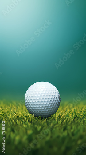 golf ball on green grass