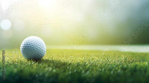 golf ball on green grass