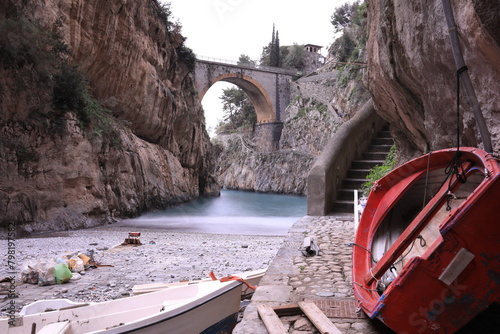 furore fjord amalfi coast, italy photo