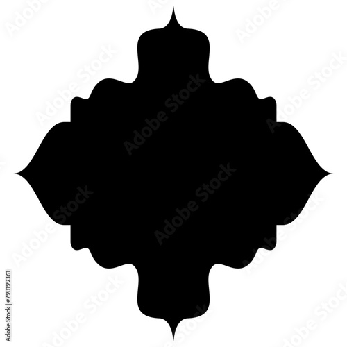 Islamic Label Emblem Shape Glyph Pictogram symbol visual illustration