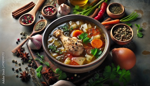 healthy chicken soup