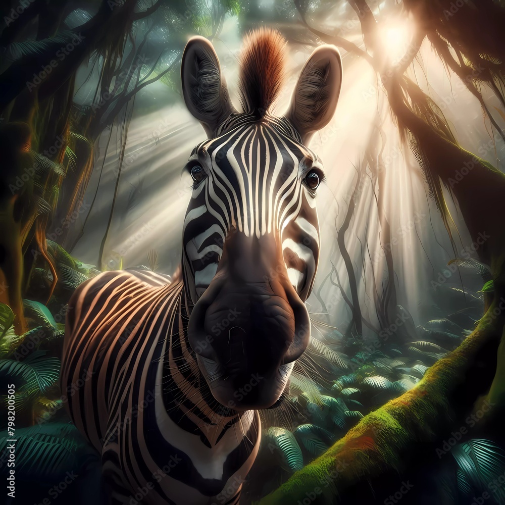 Fototapeta premium Zebra