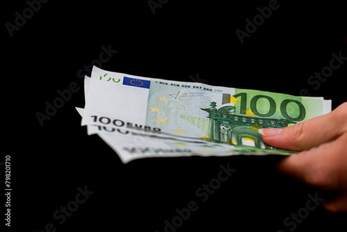 EURO money banknotes, detail photo of EUR © Vlad Ispas