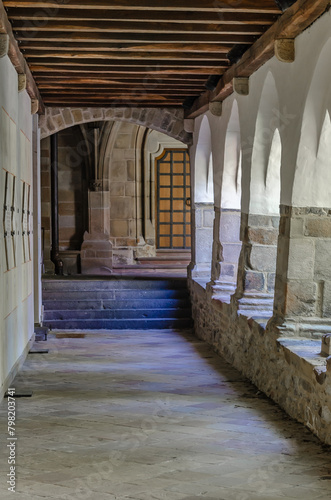 arches of a church, Essen, Germany 