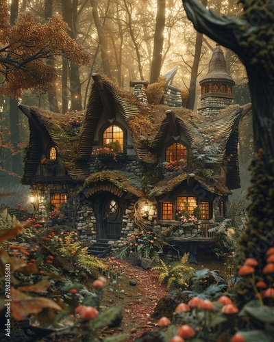 Fairytale scenes, Bringing classic stories to life with whimsical characters and settings