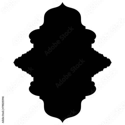 Islamic Label Emblem Shape Glyph Pictogram symbol visual illustration