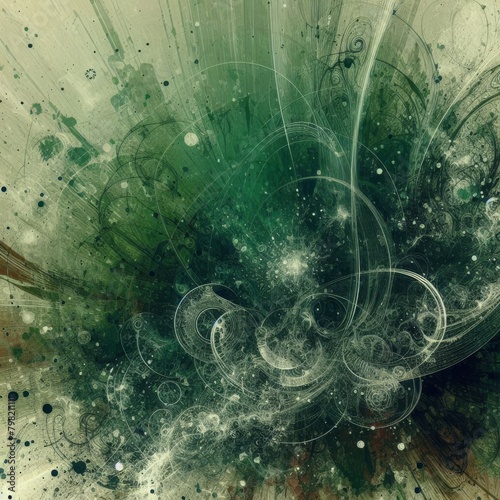 abstract green grunge background 
