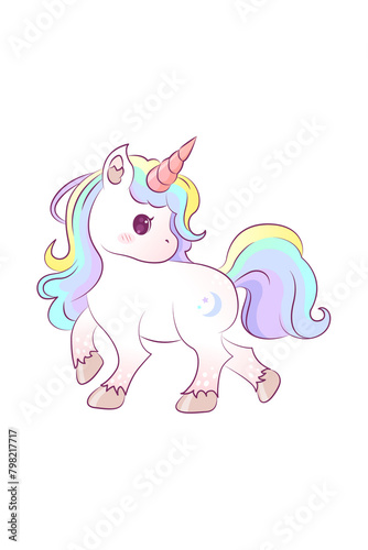 Kawaii Unicorn Daydreams  Cute Unicorn Illustrations for All Projects
