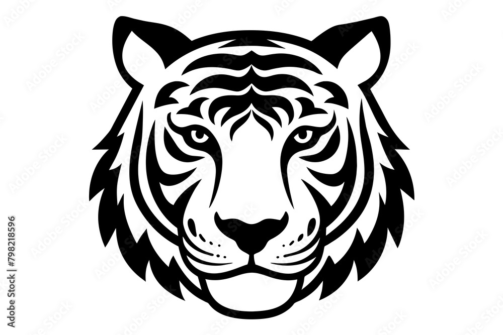 Obraz premium head of a tiger