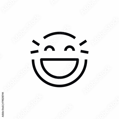 laugh emoji smile tears icon