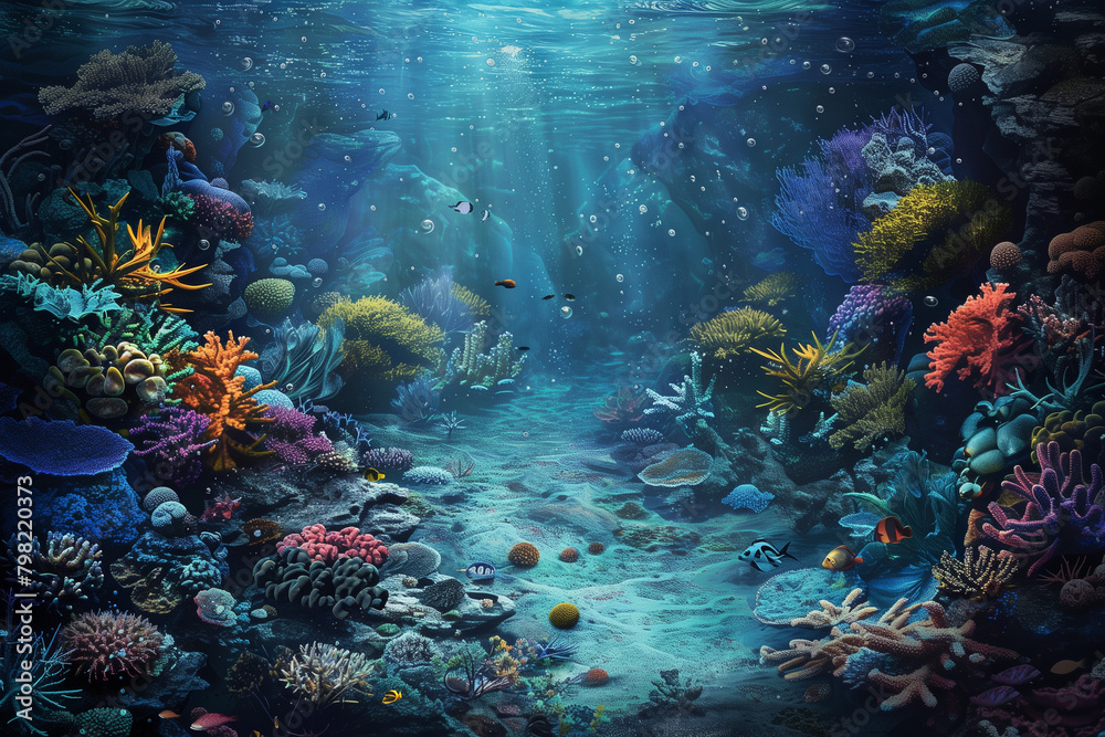 underwater scene