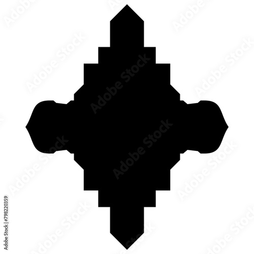 Islamic Label Emblem Shape Glyph Pictogram symbol visual illustration