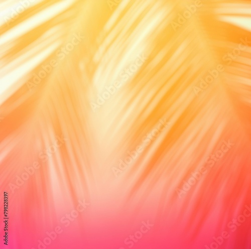 Blurred pink and yellow summer tropical background