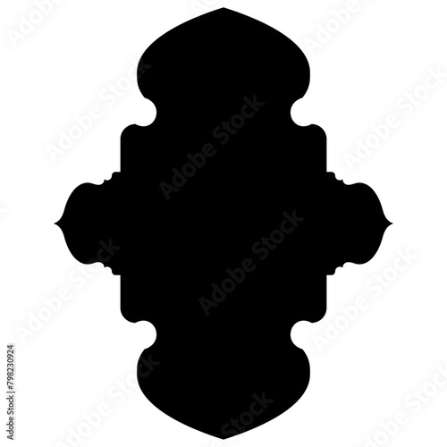 Islamic Label Emblem Shape Glyph Pictogram symbol visual illustration