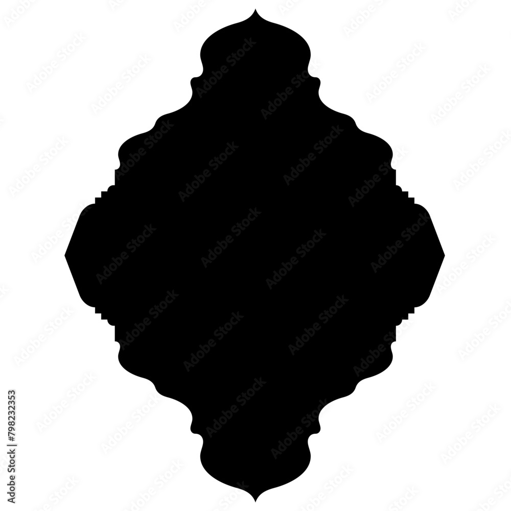 Islamic Label Emblem Shape Glyph Pictogram symbol visual illustration Islamic Label Emblem Shape Glyph Pictogram symbol visual illustration