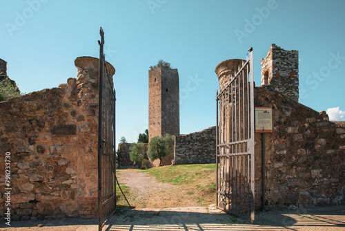 serravalle pistoiese, towers italy photo