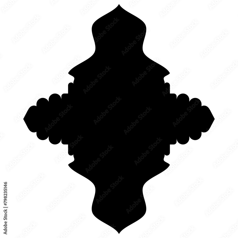 Islamic Label Emblem Shape Glyph Pictogram symbol visual illustration