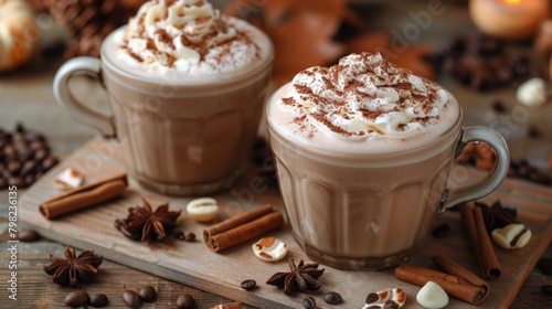 A Cup of Hot Chocolate With Whipped Cream