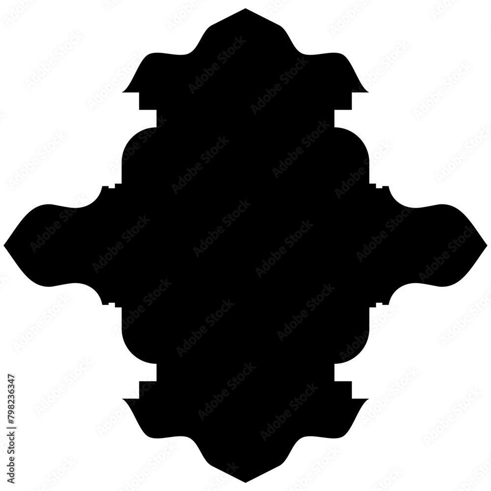 Islamic Label Emblem Shape Glyph Pictogram symbol visual illustration