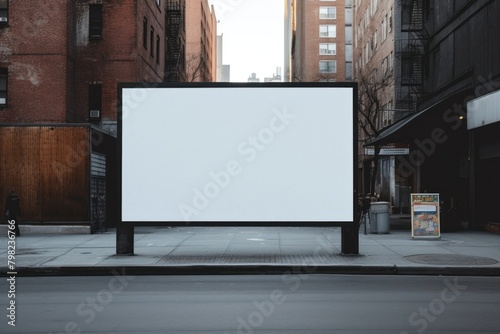 Billboard architecture electronics outdoors. photo