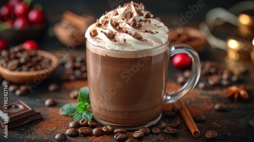 A Cup of Hot Chocolate With Whipped Cream