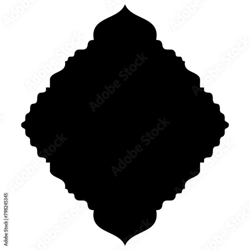 Islamic Label Emblem Shape Glyph Pictogram symbol visual illustration