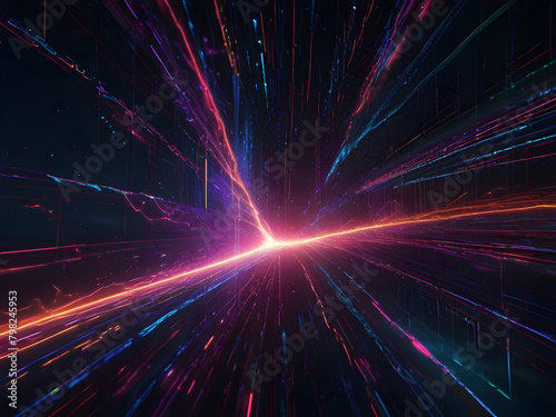 Eletric data transmitting Digital background