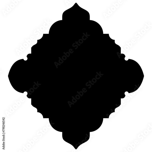 Islamic Label Emblem Shape Glyph Pictogram symbol visual illustration