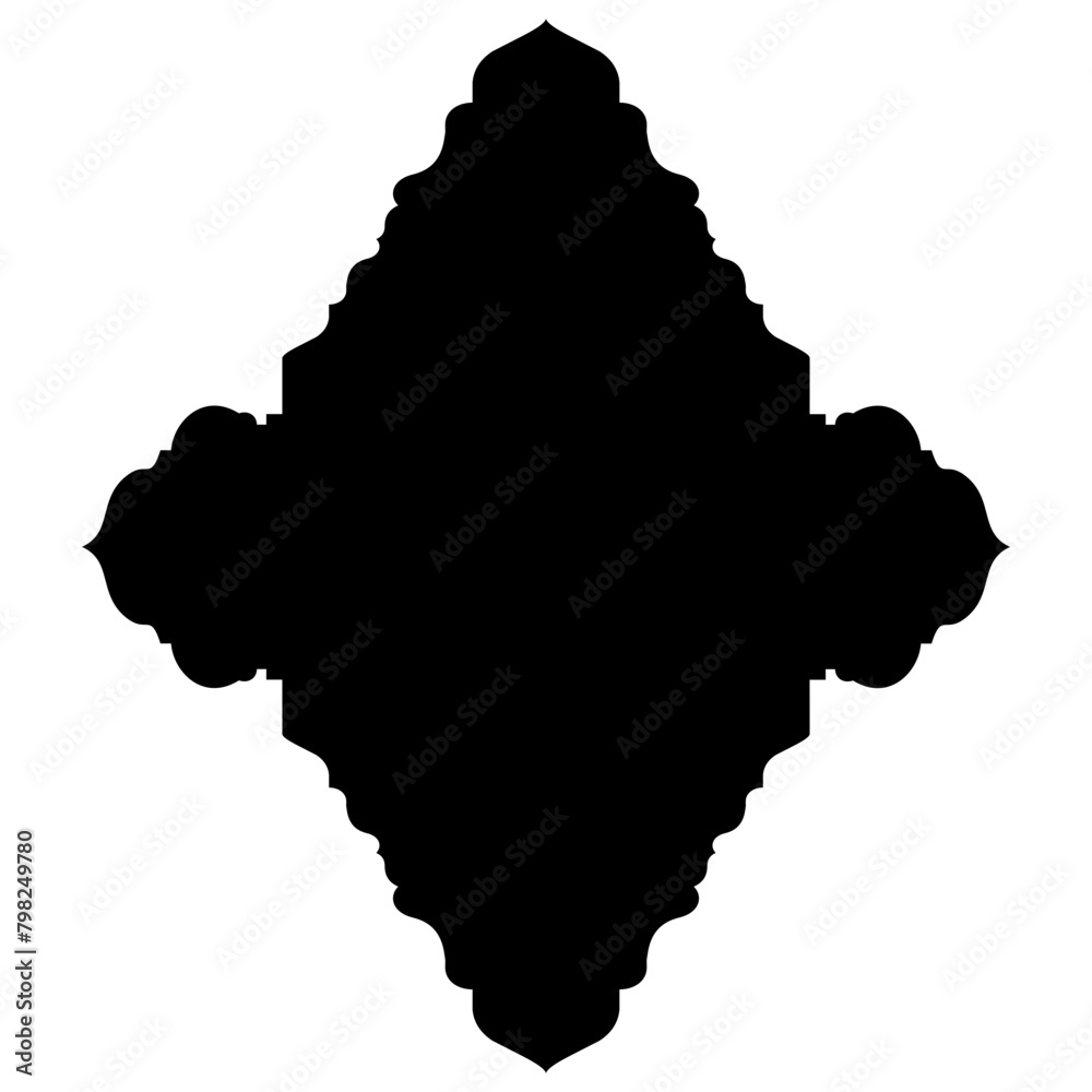 Islamic Label Emblem Shape Glyph Pictogram symbol visual illustration