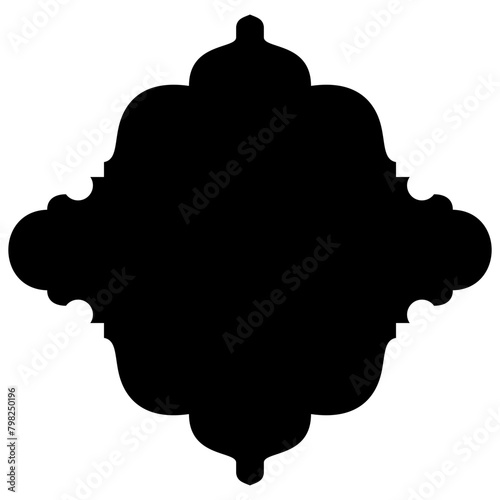 Islamic Label Emblem Shape Glyph Pictogram symbol visual illustration