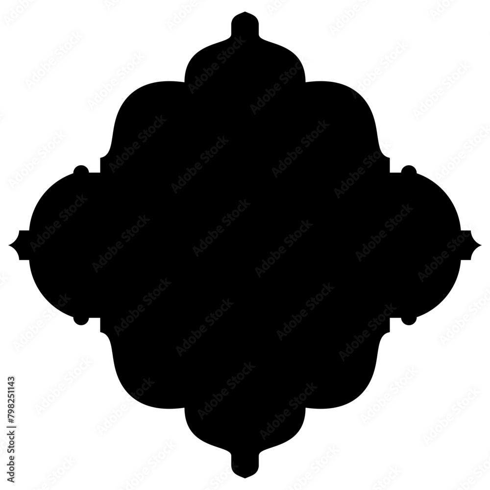 Islamic Label Emblem Shape Glyph Pictogram symbol visual illustration