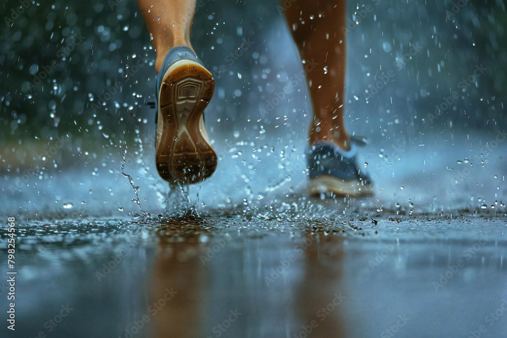 Unstoppable: The Determined Steps of a Runner Unstoppable: The Determined Steps of a Runner