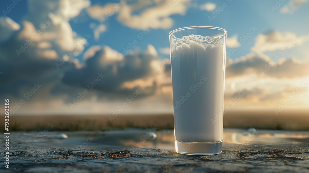 Symbol picture for fresh healthy milk Symbol picture for fresh healthy milk