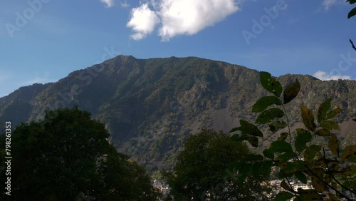 Wallpaper Mural day time andorra la vella city district top mountain walking slow motion panorama 4k andorra Torontodigital.ca