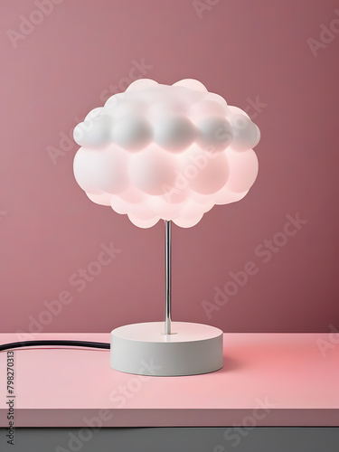 Cloud shape modern table lamp interior design homestyle photo