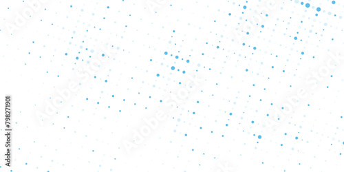 Abstract banner with blue dots vector illustration