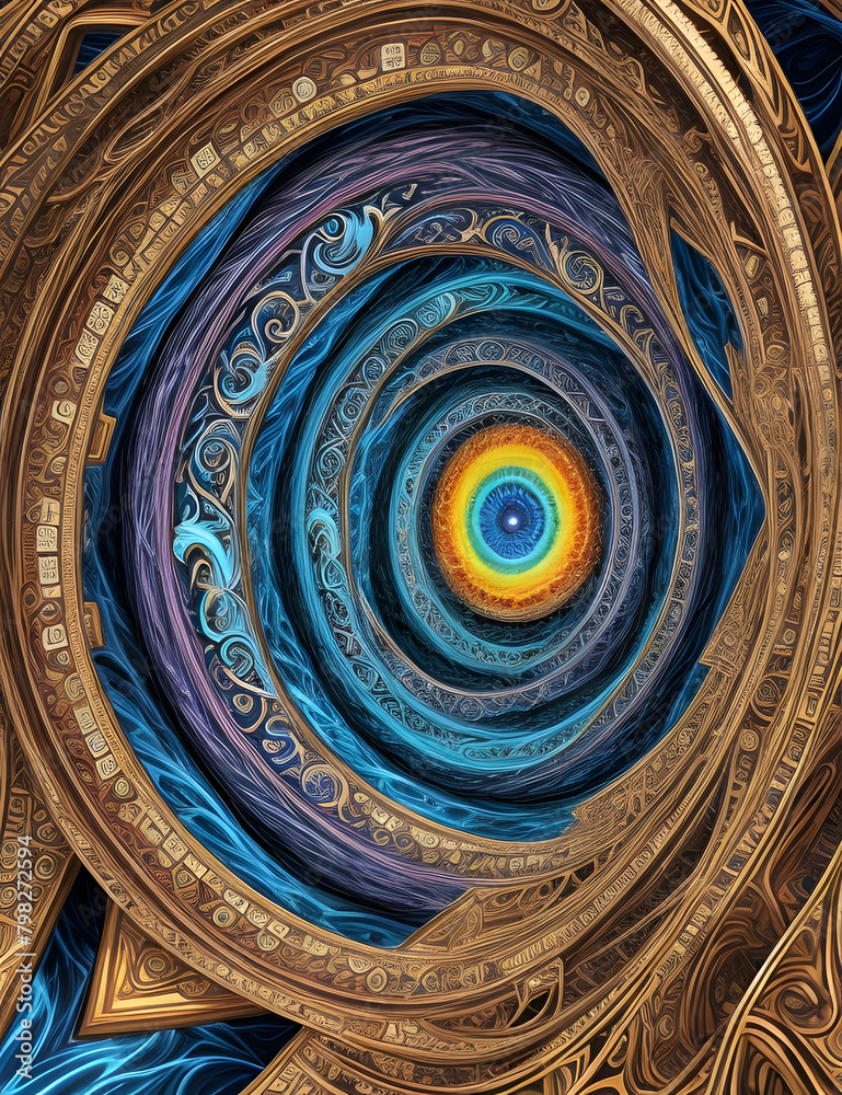 Fototapeta premium background with shapes