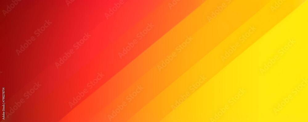 Abstract orange and yellow gradient blurred background banner