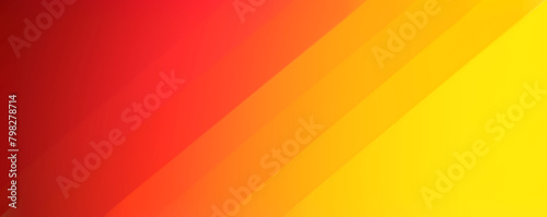 Abstract orange and yellow gradient blurred background banner