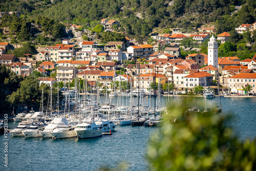  Beautiful coastal town of Skradin, entrance to the wonderful Krka national park, Croatia