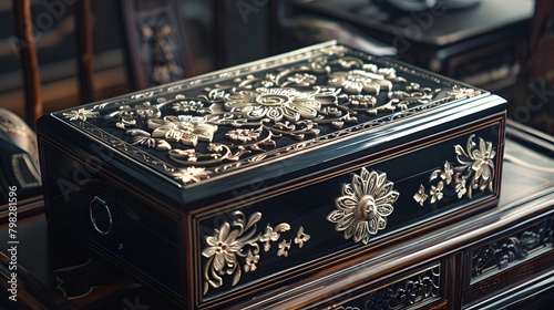 As the camera zooms in, the treasure box emerges as a work of art in its own right, its intricate craftsmanship and timeless beauty captured with breathtaking clarity © Love Mohammad