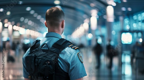 Airport security guard