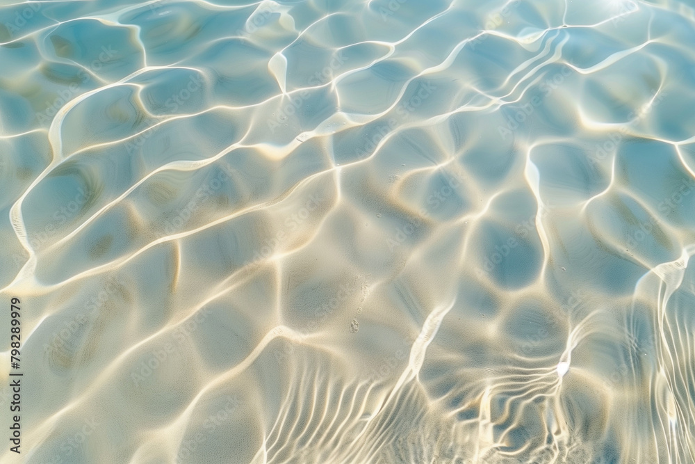 Fototapeta premium Abstract background of clear water in the pool