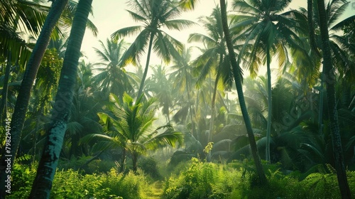 A stunning image of a coconut