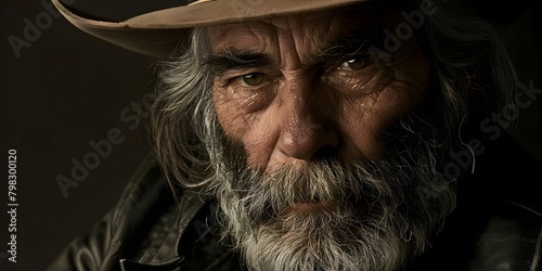 Old Cowboy Portrait