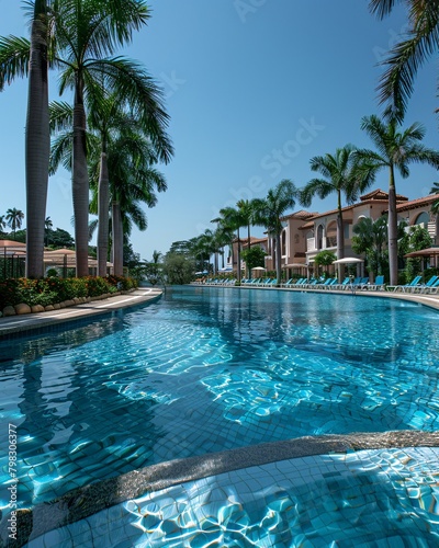 swimming pool in the resort