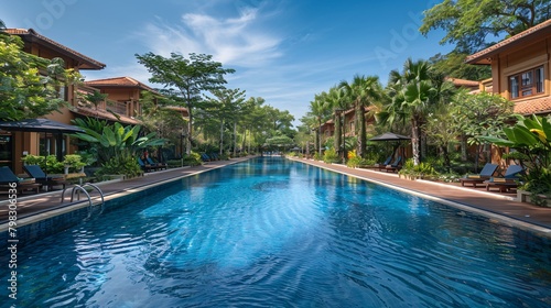 swimming pool in the resort