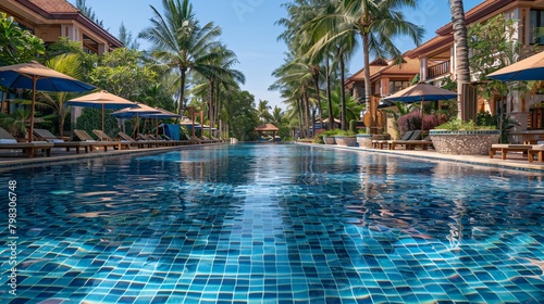 swimming pool in the resort